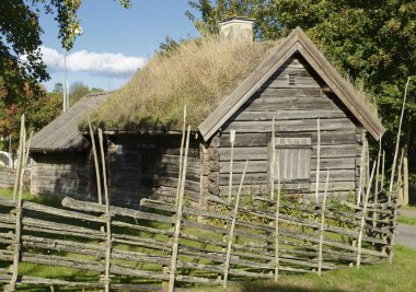 Küçük kabin içinde Nynäshamn - İsveç