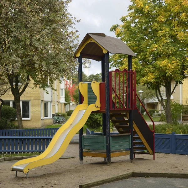 Closeup of a empty playground — Stock Photo, Image