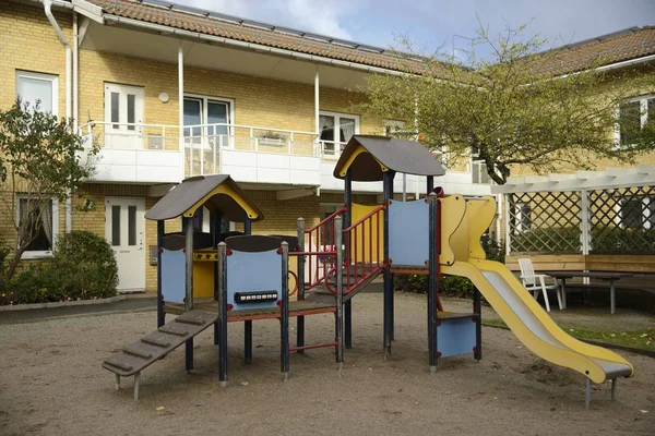 Closeup of a empty playground — Stock Photo, Image