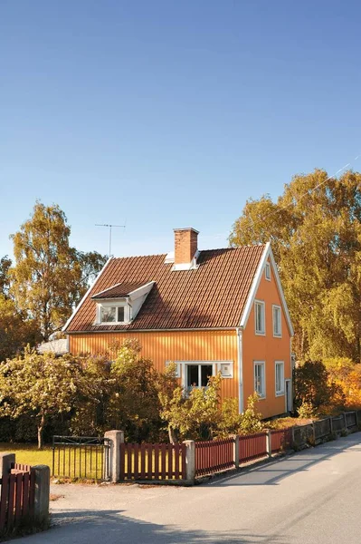 Swedish Middle Class Home Malarhojden Sweden — Stock Photo, Image