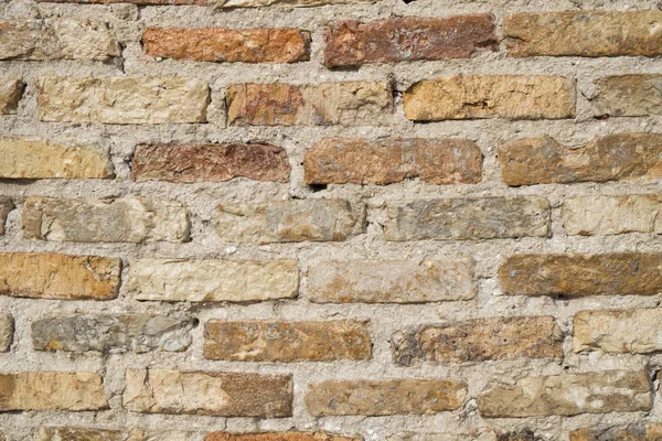 Textur und Hintergrund der Steinmauer, Nahaufnahme — Stockfoto