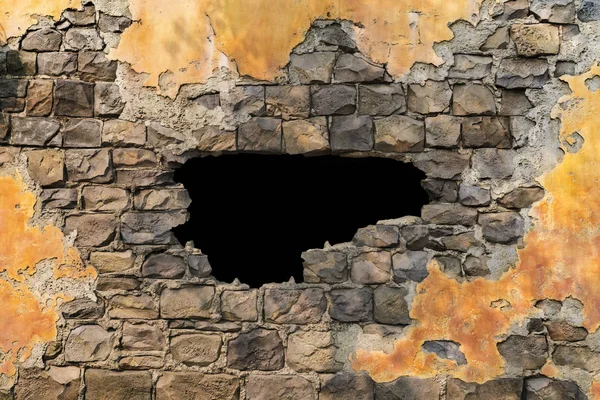 Kamienna ściana tekstury i tła, zbliżenie — Zdjęcie stockowe