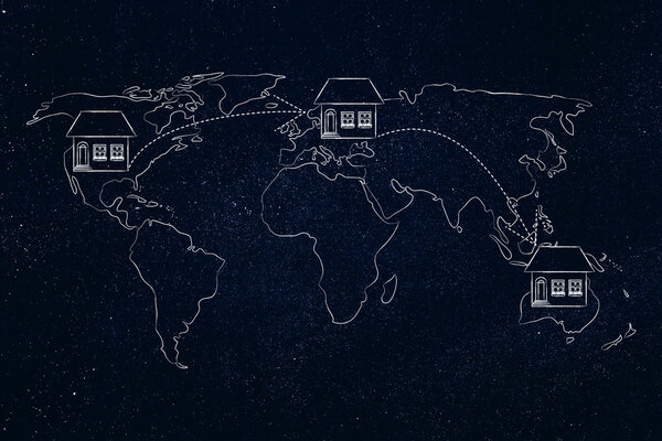 moving house across the world, expat life