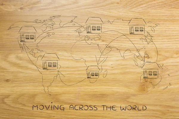 moving house across the world, expat life