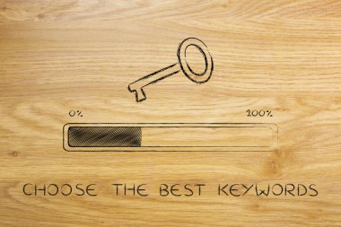 ilerleme çubuğu, Araçlar öne anahtar kelimeler ile anahtar