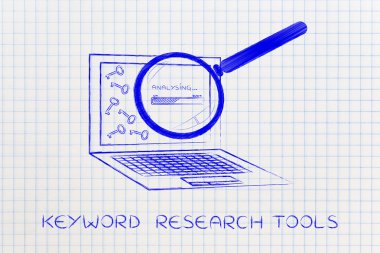 dizüstü ilerliyor içerik için anahtar kelime araçları öne Etiketler