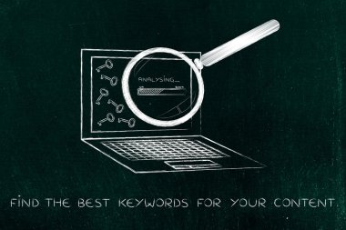 dizüstü ilerliyor içerik için anahtar kelime araçları öne Etiketler