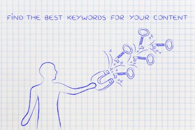 başarıya, dostum anahtarları yakalamak mıknatıs ile ulaşmak için anahtar kelimeler