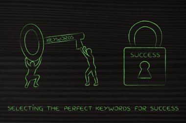 başarı, erkekler ile anahtar ve kilit kilidini açmak için anahtar kelimeler