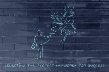 başarıya, dostum anahtarları yakalamak Kement ile ulaşmak için anahtar kelimeler