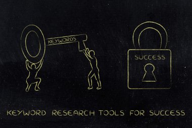 başarı, erkekler ile anahtar ve kilit kilidini açmak için anahtar kelimeler
