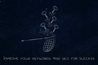 başarı, ulaşmak için anahtar kelimeler kelebek net alıcı tuşları