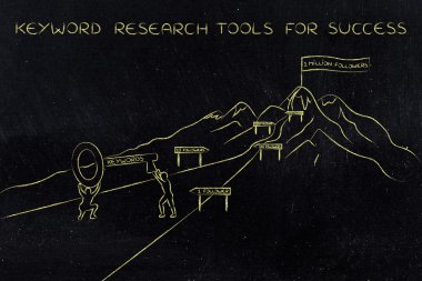 başarı, erkekler büyük anahtar tırmanma yolu ile ulaşmak için anahtar kelimeler