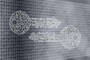 anahtarları eşleştirme elektronik devreler, şifreleme ve cryptogr yapılan