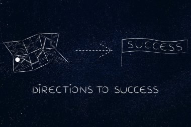 yön-e doğru başarı ile göster