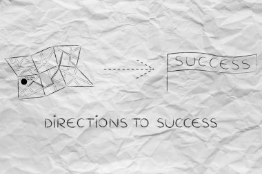 yön-e doğru başarı ile göster