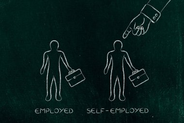 İş türleri, üzerinde serbest meslek seçilmiş olma istihdam