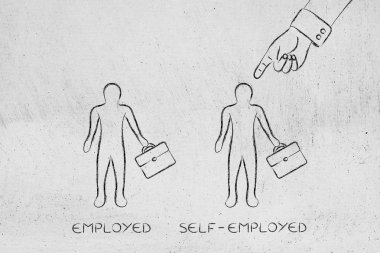 İş türleri, üzerinde serbest meslek seçilmiş olma istihdam