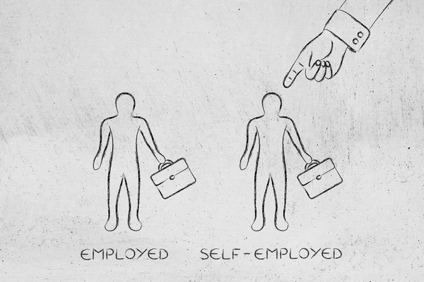 İş türleri, üzerinde serbest meslek seçilmiş olma istihdam