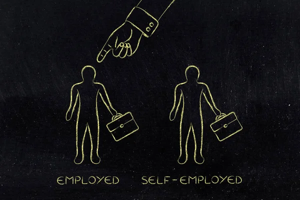 serbest meslek üzerinde seçilen türden çalışmalar, istihdam olmak