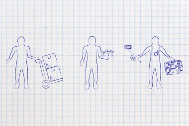 sizin için en iyi iş: erkekler farklı kariyer seçenekleri ile