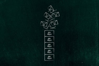 gidiyor musun, posta kutusu yönetimi e-postalar ile arşiv