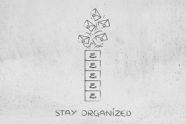 gidiyor musun, posta kutusu yönetimi e-postalar ile arşiv