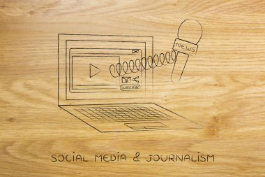 mikrofon bir bahar, crowdsourced haber dizüstü ekran dışında