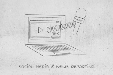 mikrofon bir bahar, crowdsourced haber dizüstü ekran dışında