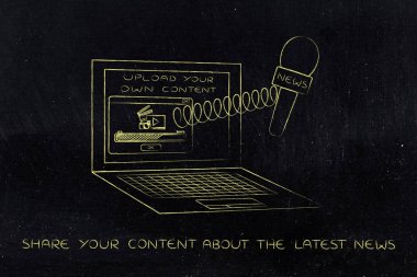 mikrofon dizüstü ekran video yükleme, crowdsourced ile dışarı 