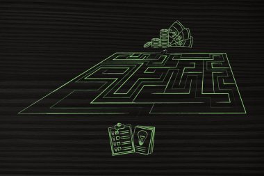 metaph kar elde etmek için yenilikçi iş fikirlerinden, Labirent