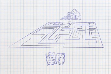 metaph kar elde etmek için yenilikçi iş fikirlerinden, Labirent