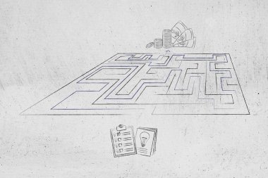 metaph kar elde etmek için yenilikçi iş fikirlerinden, Labirent