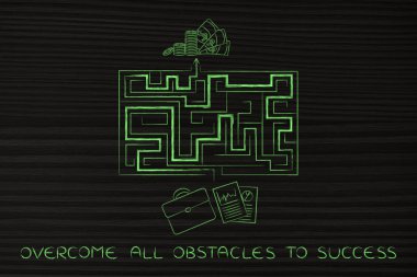 metafor iş planları kar elde etmek için labirent