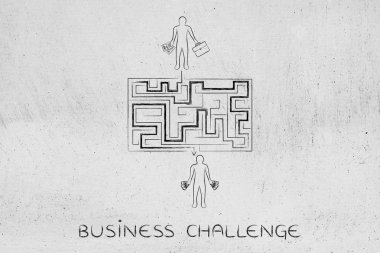 girişimci zengin, Labirent görünümlü yolu haline geliyor