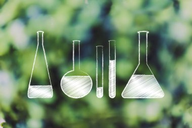 sıvılar, bilim ve kimya laboratuvar Pedikür aygıtları 