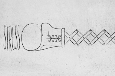 Boks eldiveni kelime stres isabet