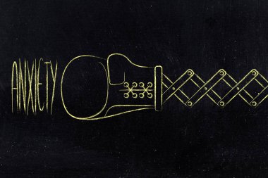 Boks eldiveni kelime anksiyete isabet