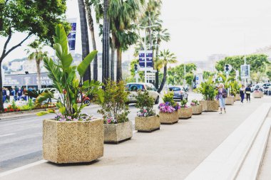 Cannes'ın şehir merkezinin Pantiero ve Casino alanı