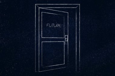 yarı açık kapı ile metin geleceği üzerine