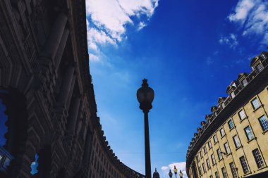 Regent Street, Londra şehir c mimarisinde güzel binalar