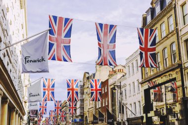Londra şehir cen varlıklı bölgede, Mayfair Bruton sokak