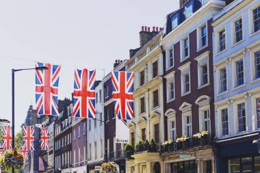 Londra şehir cen varlıklı bölgede, Mayfair Bruton sokak