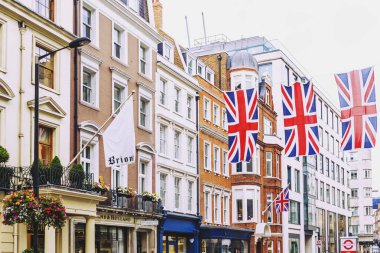 Londra şehir cen varlıklı bölgede, Mayfair Bruton sokak
