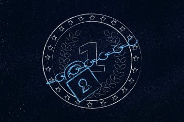 kilit ve zincir, tasarruf korumak para