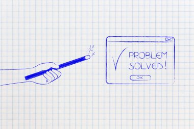 sihirli yara açılır iletiyle çözüm bulundu