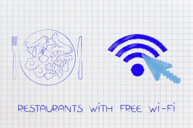 tarifi plaka üzerine tıklayarak imleç ile wifi sembolü yanındaki