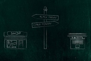 tuğla ve harç shop yol işareti siyah Frid vs online mağaza