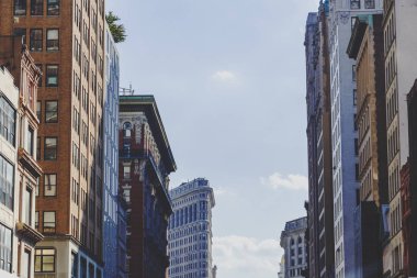 Flatiron Binası ve Manhattan alanında çevreleyen