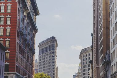 Flatiron Binası ve Manhattan alanında çevreleyen